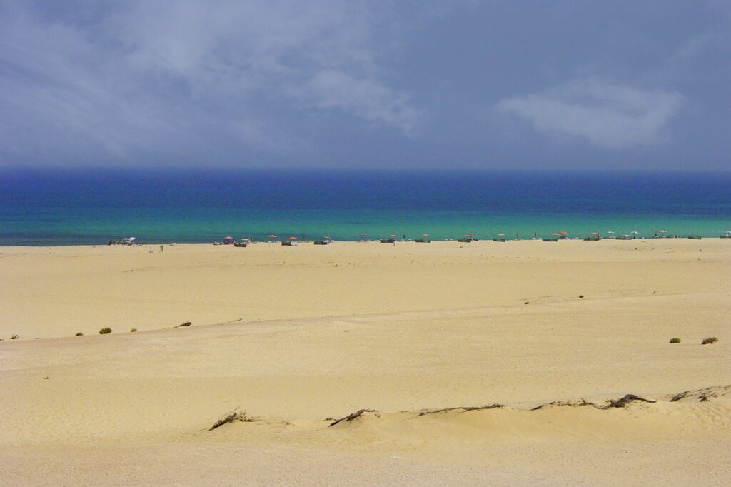 Fuerteventura beach and sand dunes, Canary Islands
